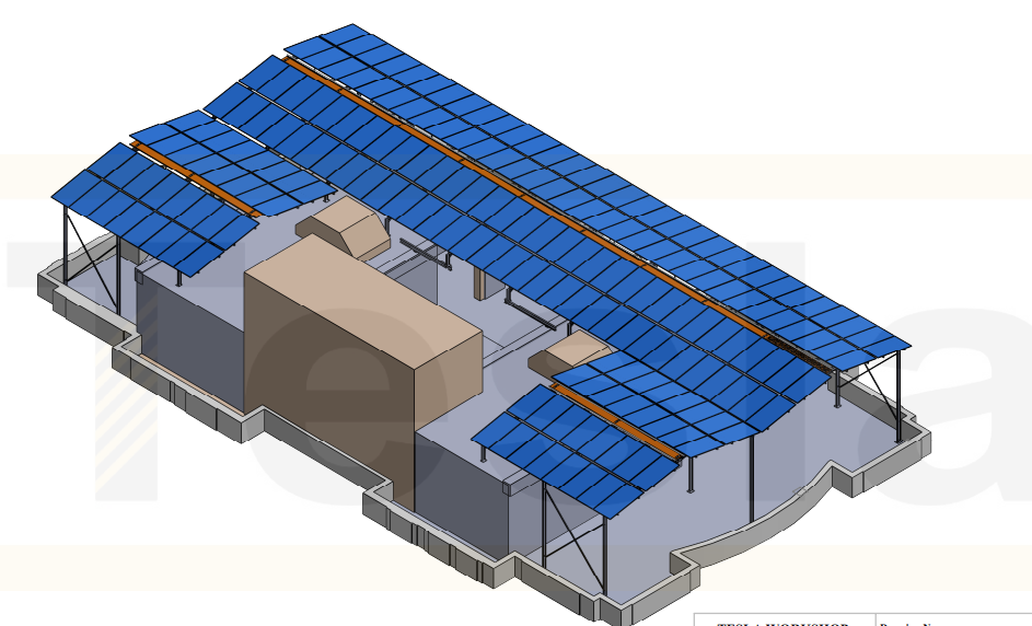 太阳能钢结构机库（屋顶